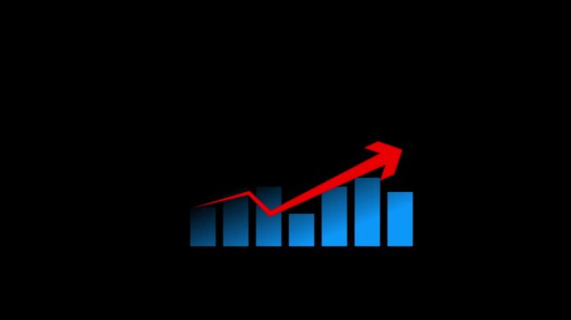 concept of finance and investment ,profit growth management ,financial graphical and statistical analysis ,Stock and currency fund management ,bank interest management ,high return investment.4k video