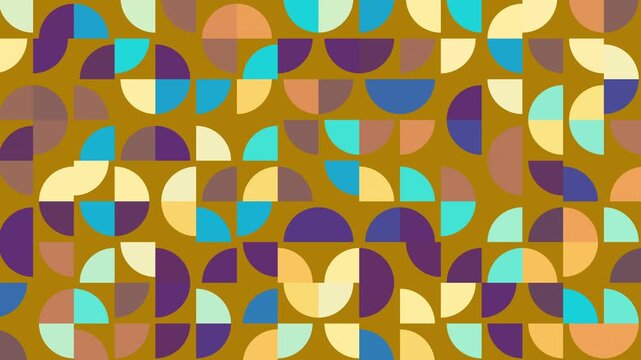 2d geometric seamless pattern background. Loop flat design background