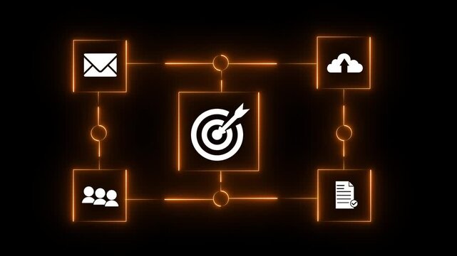Businessman managing and assessing risks for business investment, focusing on risk control, forecasting, estimation, and financial strategy for effective management.4k motion graphics video animation