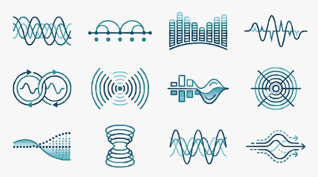 Collection of Scientific Wave and Signal Graphs.