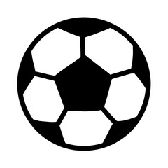Fototapeta premium 透過デザインのサッカーボールアイコン