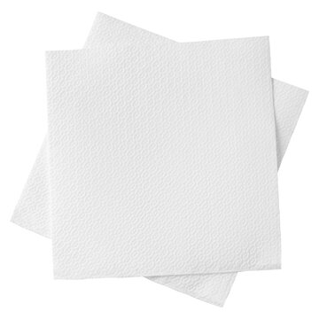 Paper Napkin isolated, full depth of field