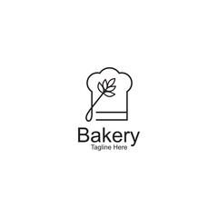 Fototapeta premium Iconic food logo concept, for restaurant or food shop.