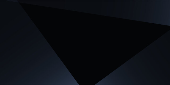 Modern black dark blue white abstract background. Minimal. Color gradient. Web banner. Geometric shape. 3d effect. Lines stripes triangles. Design. Futuristic. Metal metallic effect. Luxury. Simple.