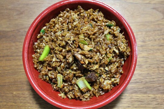 Chinese food delivery: Dongpo pork fried rice