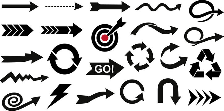 Vector Arrow Icons Set Collection