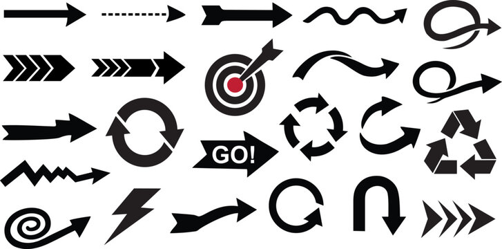 Vector Arrow Icons Set Collection