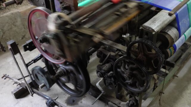 Belt drive system powering industrial machinery efficiently