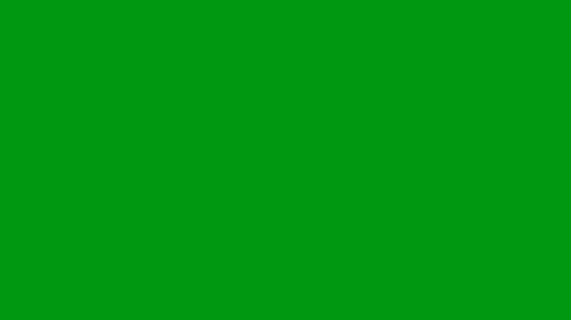 Clean page curl corner transition effect peeling back on a green screen chroma key background for slick slide projects. footage template footage template