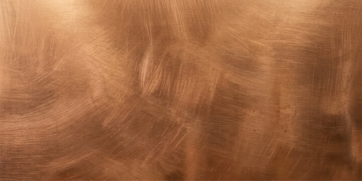 Polished copper metal texture background with background polished metallic material industrial abstract construction finishing precious reflective architecture interior metalwork