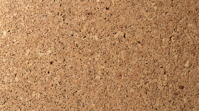 Natural Brown Cork Board Texture Background Surface