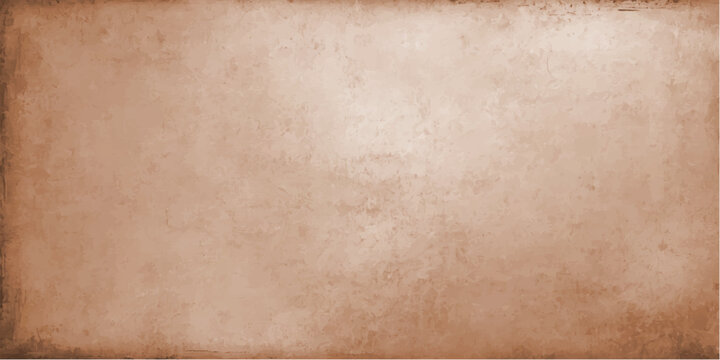 Old vintage grunge paper texture background with aged parchment style on wood surface