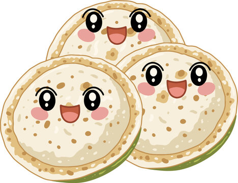 Cute Serabi Pancake Pieces