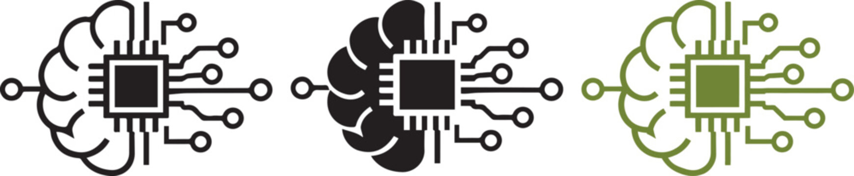 Brain Icon Bundle &ndash; Neuroscience, Psychology & Mental Health Vector Set.