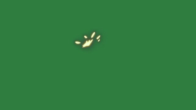 A green screen with white background and bird flying in the sky clock on it animated chromakey background layers expression figure backgrounds creative colorful illustration motion