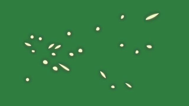A green screen with white background and dots on it bunch of seeds dot animated chromakey background illustration design emotion cartoonish gesture depth expression scene backgrounds