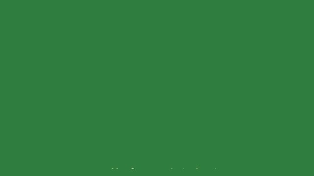 A green screen with white background and this is an image of black dots on it yellow arrow animated chromakey background movement gesture elements design frame scene motion colorful