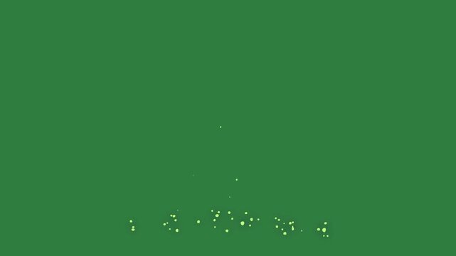 A green screen with white background and an image of clock on it dots animated chromakey background design illustration emotion expression movement motion style scene frame cartoonish