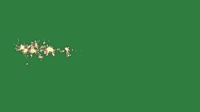 A green screen with white background and bunch of fireworks flowers on it stars spider spots animated chromakey background figure illustration scene colorful motion design composition