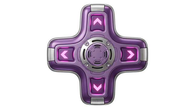 Purple fidget spinner, metallic toy, stress reliever, purple spinner