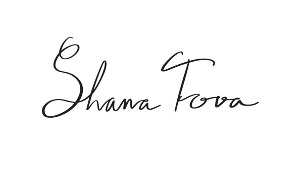 shana tova text font calligraphy hand written lettering script black color object icon shana tova happy hashanah pomegranate apple honey fruit shana tova israel banner yom kippur  shana tova hebrew 