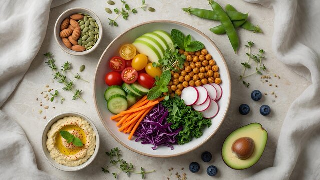 Healthy vegan snacks made with fresh ingredients, natural flavors, and nutrient-rich foods creating delicious plant-based options for mindful everyday eating
