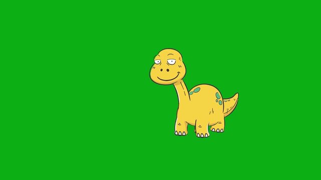 dinosaur sauropod herbivore giant reptile ancient fossil premium stock media clip for professional video editing projects. this high-end visual element is perfectly optimized