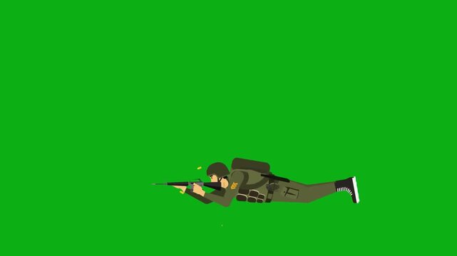 soldier military army combat uniform rifle crawling tactical stealth premium stock media clip for professional video editing projects. this high-end visual element is perfectly