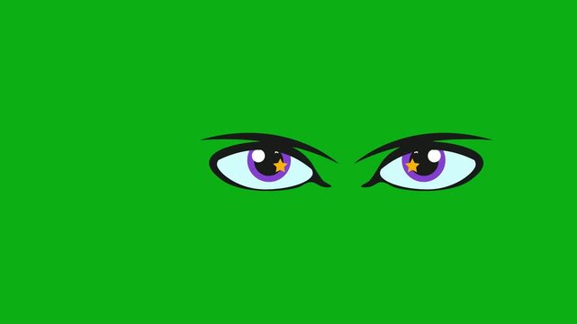 eyes calm focused violet look peaceful steady premium stock asset element for professional video creators. this specialized graphic layer is optimized perfectly for overlay