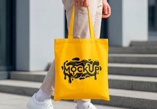 Lifestyle Tote Bag Mockup