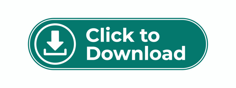 Green button with white text and download icon on white background
