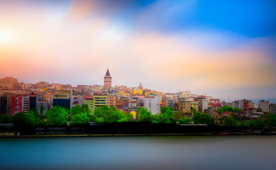 Fototapeta premium Galata Tower, an iconic structure of Istanbul.