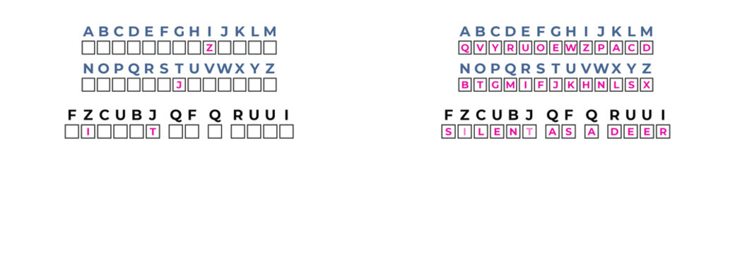 Animal cipher code activity for kids with letters and symbols  
