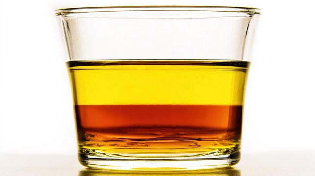 density. Layers of amber liquid in a glass with subtle color gradations. bar promotions, beverage menus, designed for food & beverage menus and cafe branding, inspires menu design.