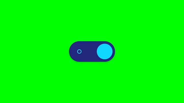 Dark Mode and Light Mode Toggle Switch UI on Green Screen