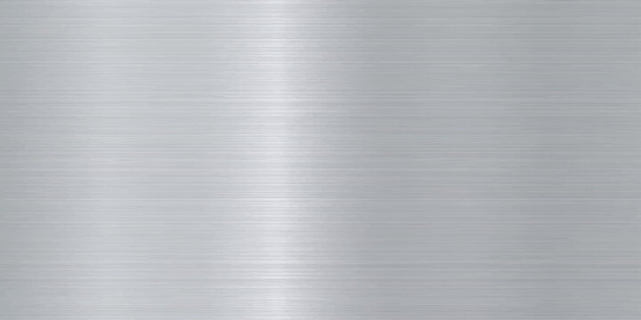 Brushed metal texture with vertical grain providing a modern and sleek metallic surface.