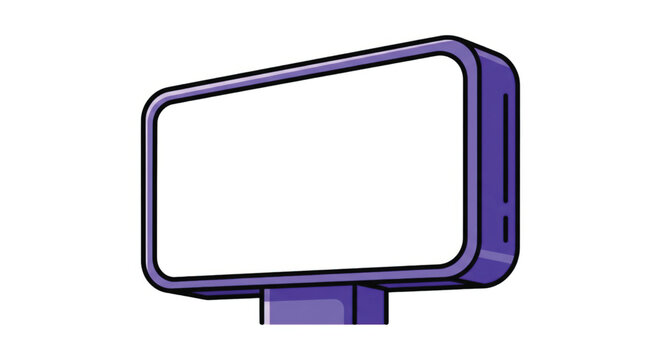 Blank Television Screen Closeup View.