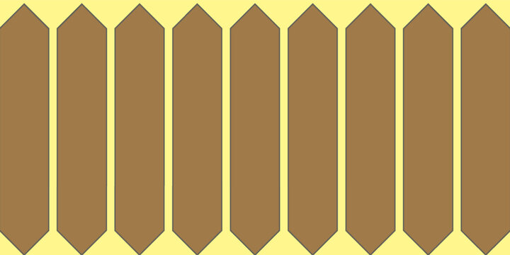 Corrugated iron sheet vektor. background color brown mustard
