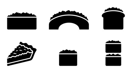 Sushi Icons Set, Japanese Food Vector Graphics, Delicious Maki Rolls and Nigiri Illustrations, Culinary Art © Mariyam
