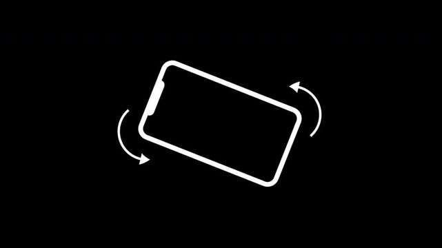 Rotate your phone animation