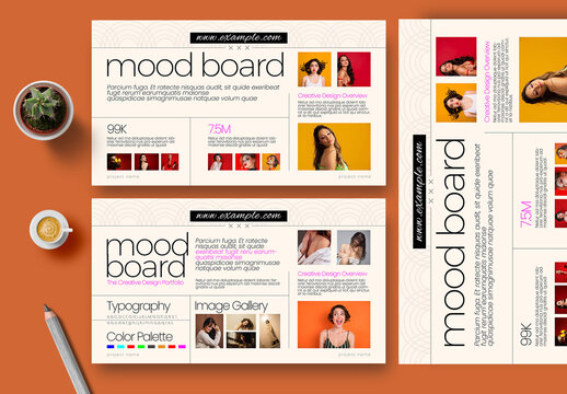 Fashion Mood Board Layout
