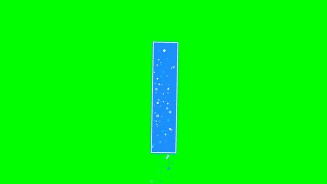 Seamless number animation on chroma key green screen background featuring waving motion. Versatile stock clip with green, white tones for microstock and broadcast distribution.