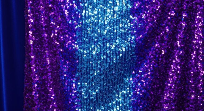 Cascading Waterfall of Shimmer Fabric Texture Gigapixel