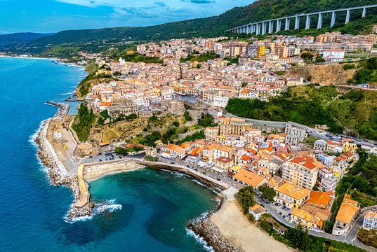 The city of Pizzo in the Province of Vibo Valentia, Calabria, Italy.
