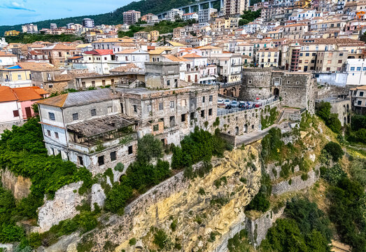 The city of Pizzo in the Province of Vibo Valentia, Calabria, Italy.