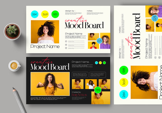 Creative Mood Board Presentation Template