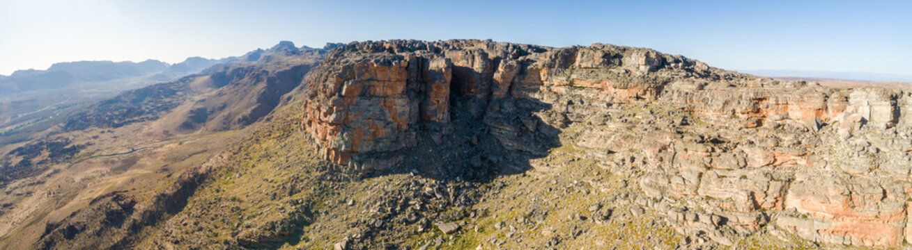 Dramatic mountain escarpment in Cederberg range