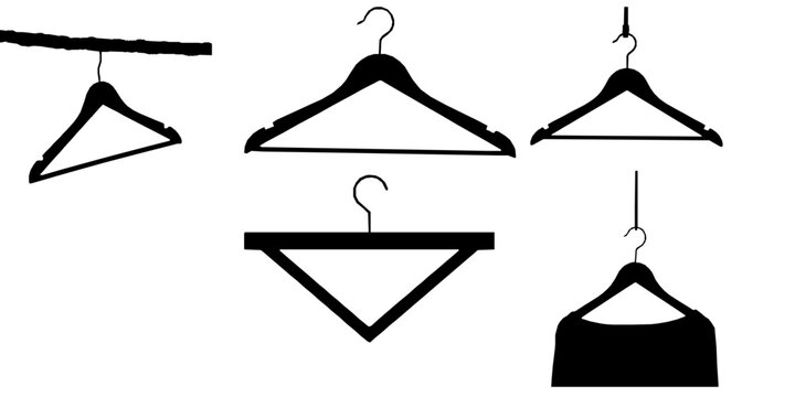 Clothes Hanger Silhouette