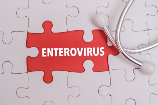 Healthcare and medical concept of "ENTEROVIRUS" diagnosis and solution concept