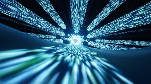 Fluid Pulses Illuminate Vast Interconnected Channels in Space